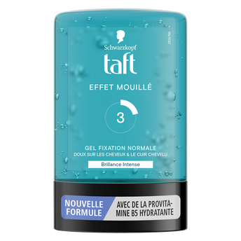 Image de Gel coiffant Effet mouillé fixation normale tube TAFT