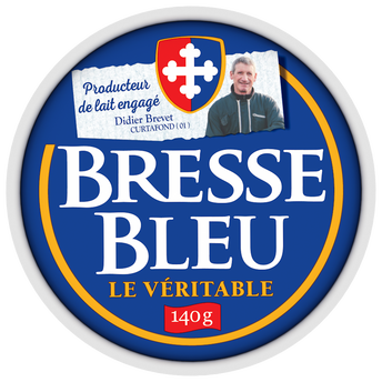 Image de BRESSE BLEU le véritable au lait pasteurisé, 30% de MG