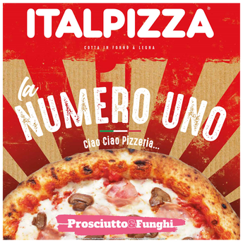Image de Pizza numero uno prosciutto e funghi ITALPIZZA