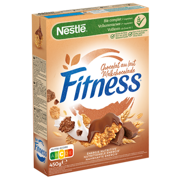 Nestlé Céréales Chocolat Lait Fitness Paquet 450g