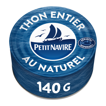 Image de Thon au Naturel Démarche Responsable PETIT NAVIRE - 140g poids net