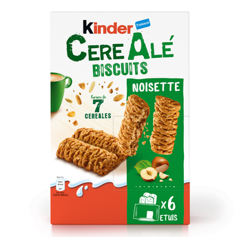 Image de Biscuit Kinder Cerealé noisettes (2x6)