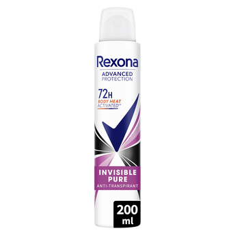 Image de Déodorant femme anti transpirant invisible pure 72h REXONA spray