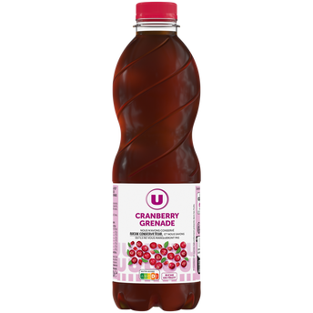 Image de U
Boisson Cranberry Grenade sans sucres ajoutés  PET