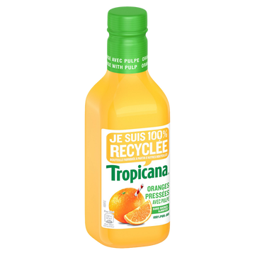 Tropicana Pur Jus Frais D'orange Avec Pulpe Tropicana - Bouteille 90cl