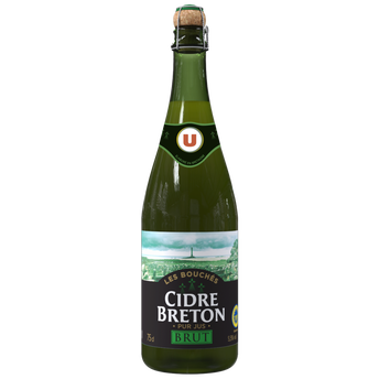 Image de U
Cidre brut bouché IGP de Bretagne 5,5°, bouteille de