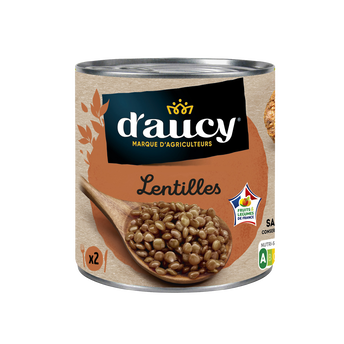 Image de Lentilles préparées D'AUCY - Boîte