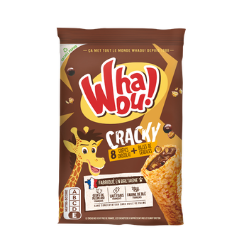 Image de Crêpes chocolat et céréales CRACKY WHAOU! x8
