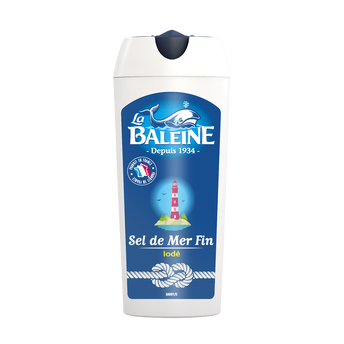 Image de Sel de mer extra fin iodé LA BALEINE, boîte de