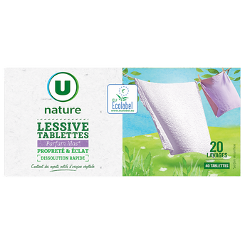 Image de U NATURE
Lessive en Capsules - Lilas - 40 lavages - 1