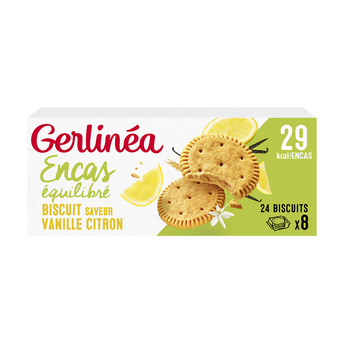 Image de Biscuits minceur vanille citron GERLINEA  - 8x3