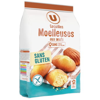 Image de U SANS GLUTEN
Coquilles moelleuses sans gluten