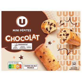 Image de U
Mini gateaux pépites chocolat  paquet de