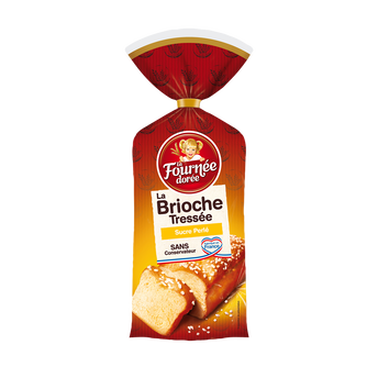 Image de Brioche au sucre perlé La Tresse LA FOURNEE DOREE