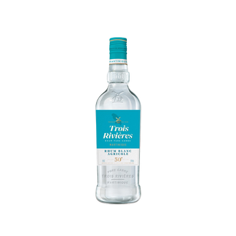 Image de Rhum blanc Martinique TROIS RIVIERES, 50°, bouteille de