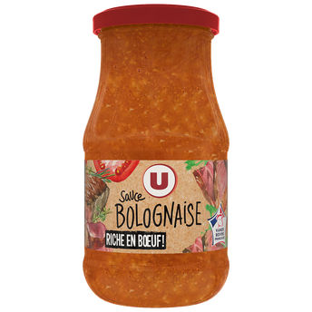 Image de U
Sauce bolognaise plus de boeuf