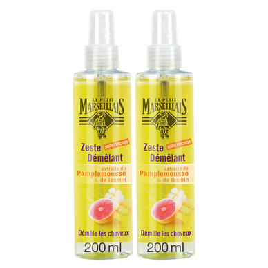 Soin cheveux zeste démélant sans rinçage le petit marseillais, 200ml