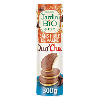 Image de Biscuits duo choc'avoine bio JARDIN BIO ETI, étui