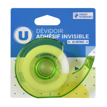Image de U
Dévidoir avec rouleau adhésif invisible 19mmx25m