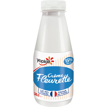 Yoplait Crème Légére Fluide Fleurette Yoplait, 15% De Mg, 38cl
