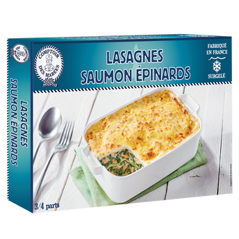 Image de Plat cuisiné Lasagnes saumon épinard COMPTOIR DES MAREES