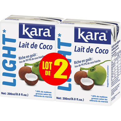 Lait de noix de coco KARA, brique de 500ml - Super U, Hyper U, U Express 