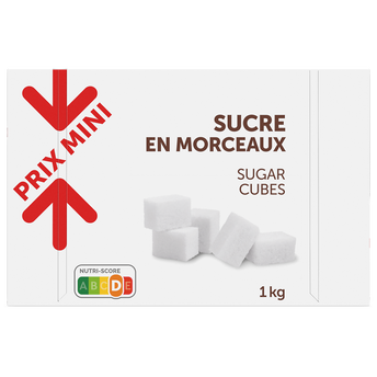 Image de Sucre blanc en morceaux PRIX MINI - boîte