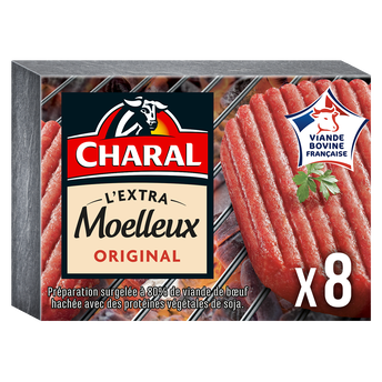 Image de Haché Extra Moelleux Original CHARAL, 8x100g