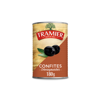 Image de Olives noires confite dénoyautées TRAMIER