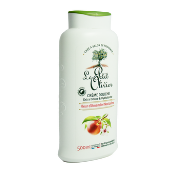 Image de Crème douche Fleur d'Amandier, Nectarine PETIT OLIVIER