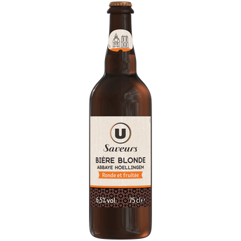 Image de U SAVEURS
Bière blonde d'Abbaye Höellingem , 6,5°
