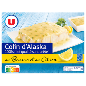 Image de U
Colin d'Alaksa sauce beurre citron
