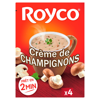 Image de Soupe Crème de champignons ROYCO, Etui de 4 Sachets pour