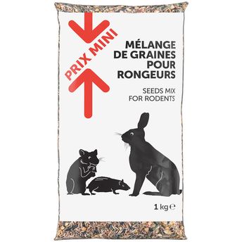 Image de Mélange de granulés et graines pour rongeurs PRIX MINI sac