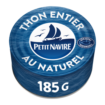 Image de Thon au Naturel Démarche Responsable PETIT NAVIRE - 185g poids net
