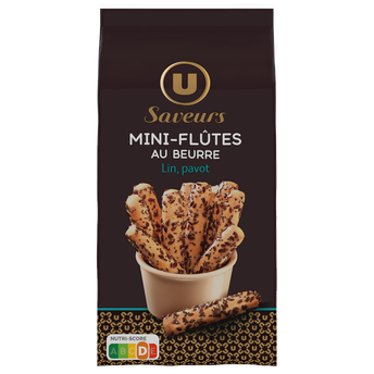 Image de U SAVEURS
Mini flûte de pavot et lin sachet de