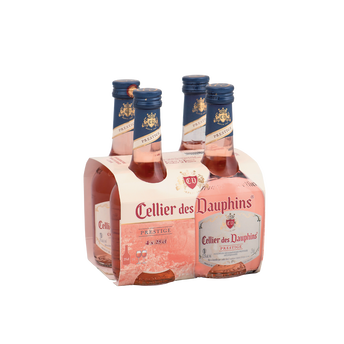 Image de Vin rosé IGP prestige méditerranée CELLIER DES DAUPHINS, 4 bouteillesde