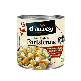 Image de Légumes cuisinés La poêlée parisienne D'AUCY - Boîte