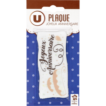 Image de U
Plaque joyeux anniversaire  paquet de