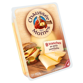 Image de Fromage en tranches moelleuses CHAUSSEE AUX MOINES x8