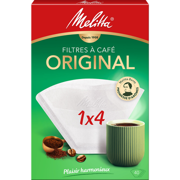 Melitta Filtres À Café Blanc Fsc Melitta 1x4 - X40
