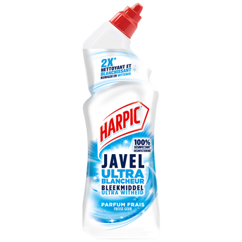 Image de Nettoyant wc gel javel ultra blancheur Harpic flacon