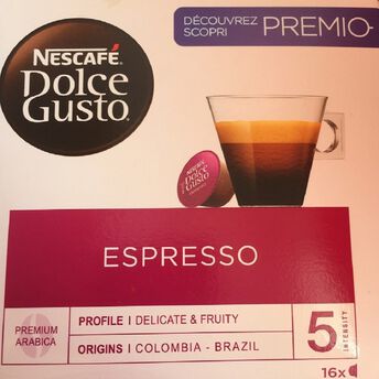 Image de NESCAFE DOLCE GUSTO Espressso x16 Capsules