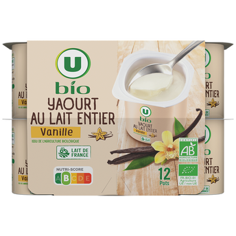 Image de U BIO
Yaourts fermes et fondants à la vanille