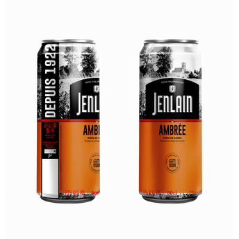 Image de Bière ambrée l'originale JENLAIN, 7,5°, boite de