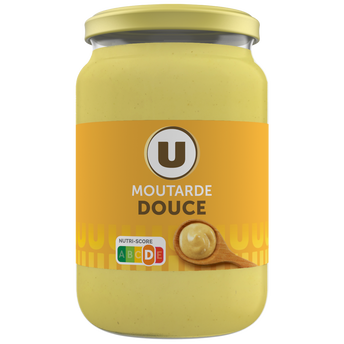 Image de U
Moutarde douce bocal en verre de