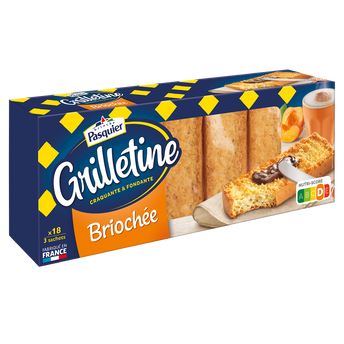 Image de Tartines grillées briochées Grilletine PASQUIER - Paquet de