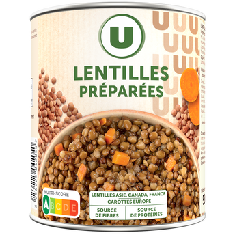 Image de U
Lentilles préparées - Boîte