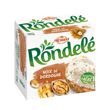 Rondelé Fromage À Tartiner Au Noix De Dordogne Rondelé President - 125g