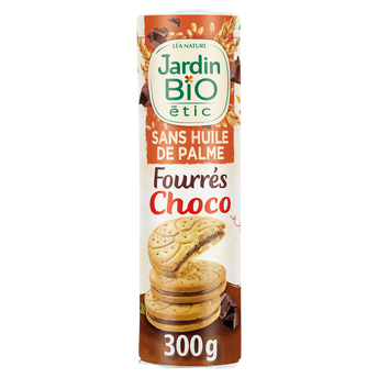 Image de Biscuit fourrés au chocolat bio JARDIN BIO